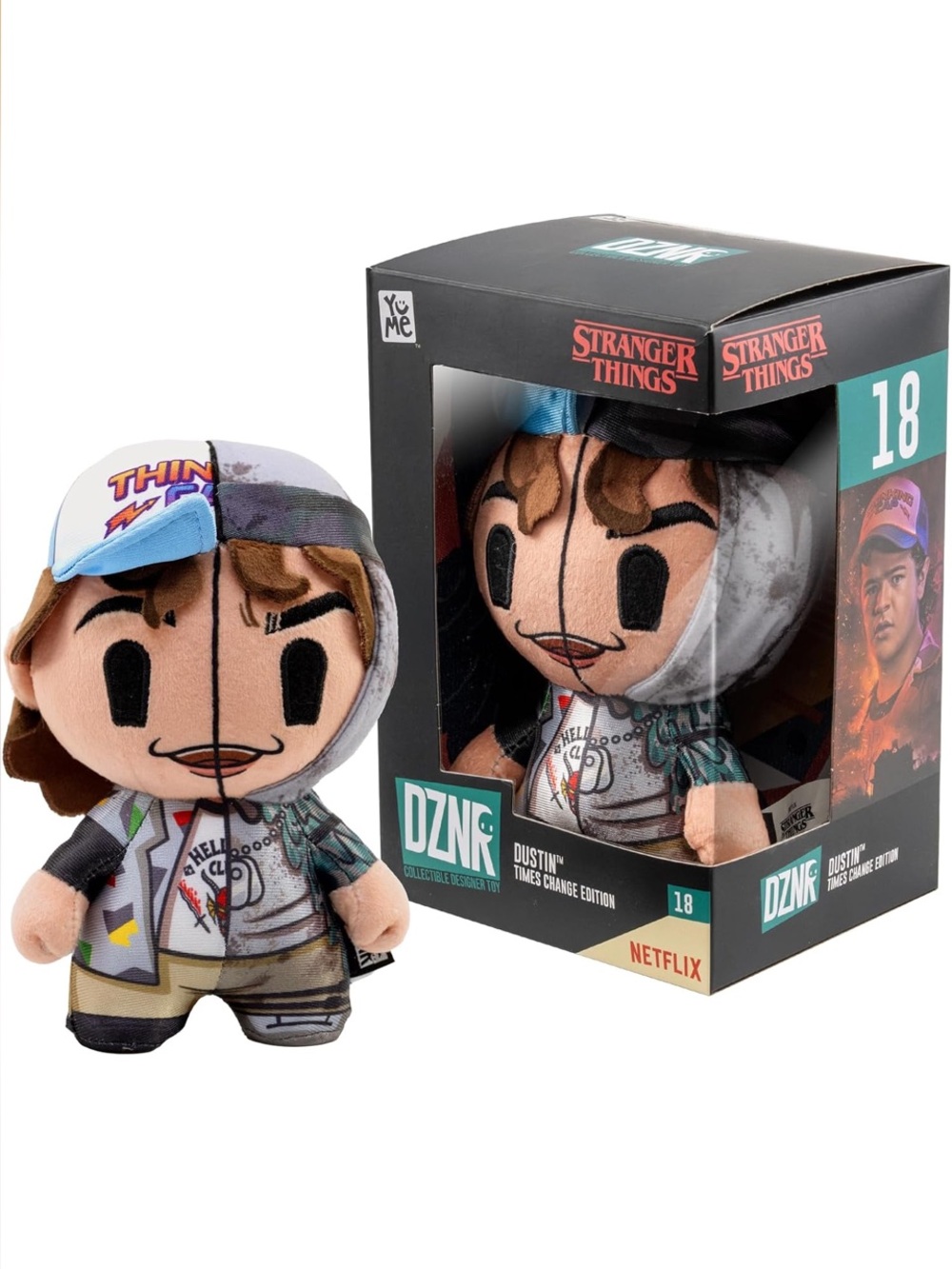YuMe Stranger Things DZNR Plush - TIMES CHANGE EDITION - Dustin